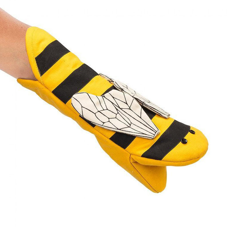 Gant de cuisson en forme d'abeille