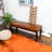 Leather Bench with Lines