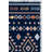 Baston Southwestern Navy/Orange/White Area Rug-157903946