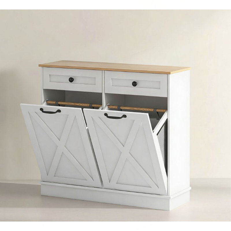 Armoire de rangement pour salle de bain, armoire à linge inclinable