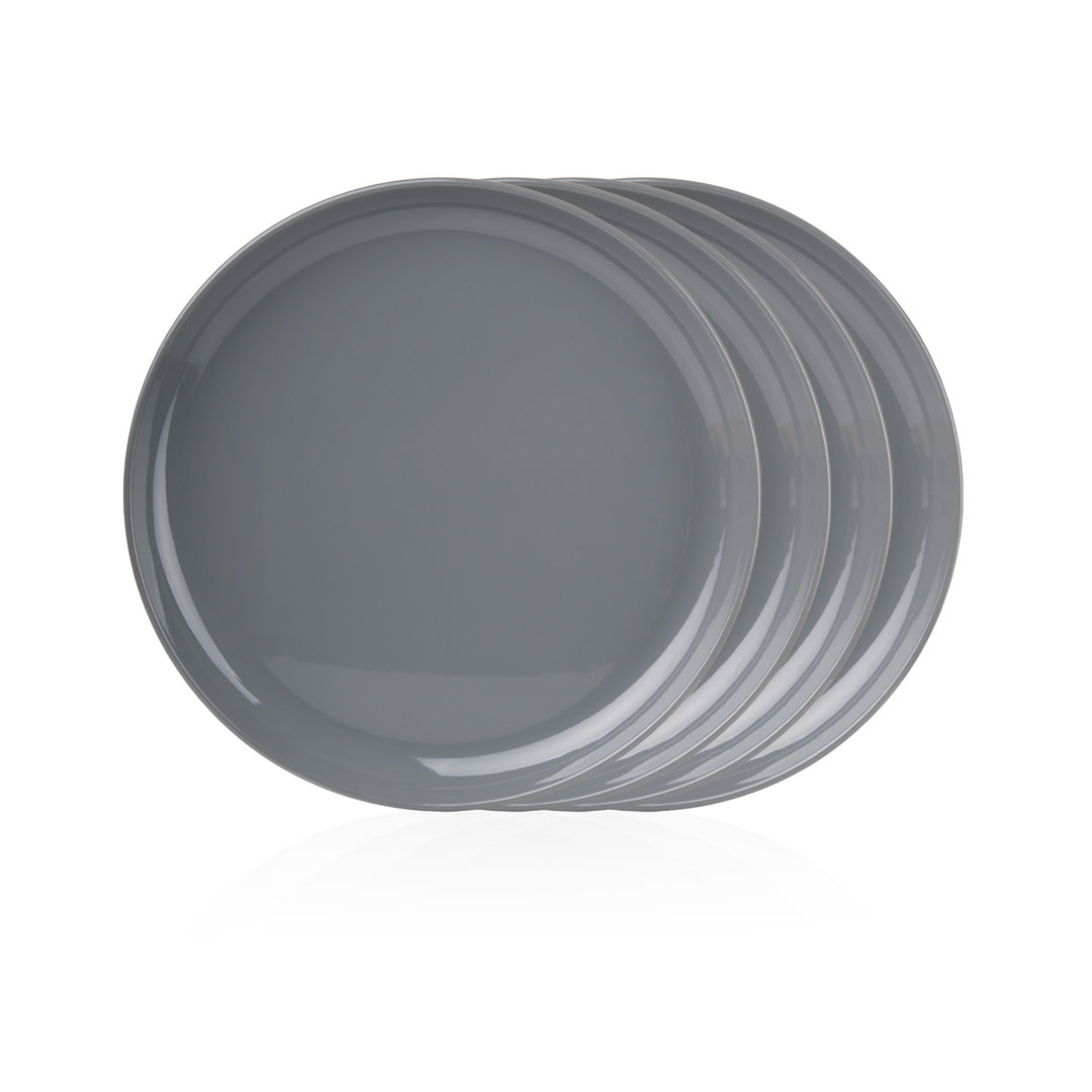 Marbella Melamine Stacking Dinner Plate (Set of 4) Godinger Silver Art Co 