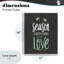 Saison avec amour, giclée noire encadrée, design par lettré et doublé-1007545448-1007545449