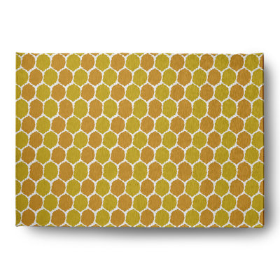 Chenille Geometric Indoor Rug