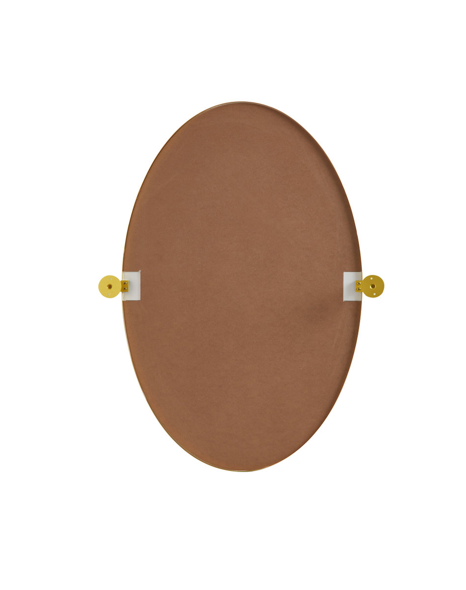 Belfield Metal Wall Mirror, Gold, 20" x 24"