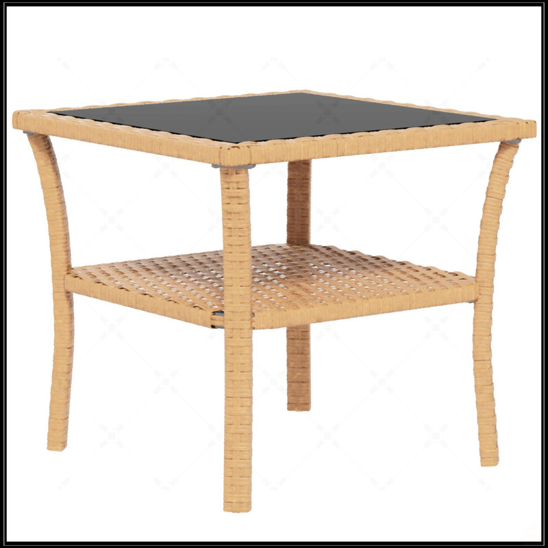 Table d'appoint en rotin