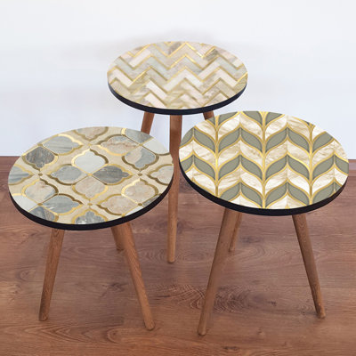 Tables gigognes 3 pieds Mickie