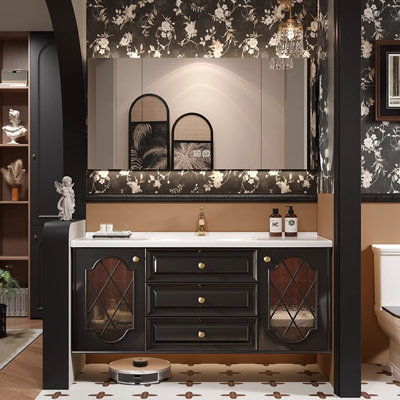 French style stylish bathroom cabinet