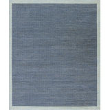 Textures Hand Knotted Wool Area Rug in Blue