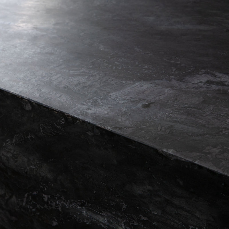 Table basse Stillform (noir), Noir