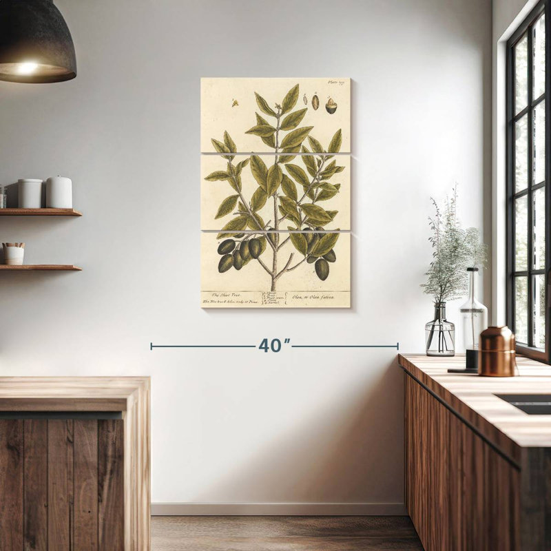 Keiri Olive Branch II, 38" H x 24" W