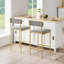 Upholstered Bar Stool with Steel Frame