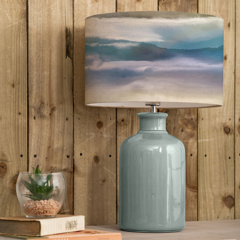 Ceramic Desk Lamp, Grey