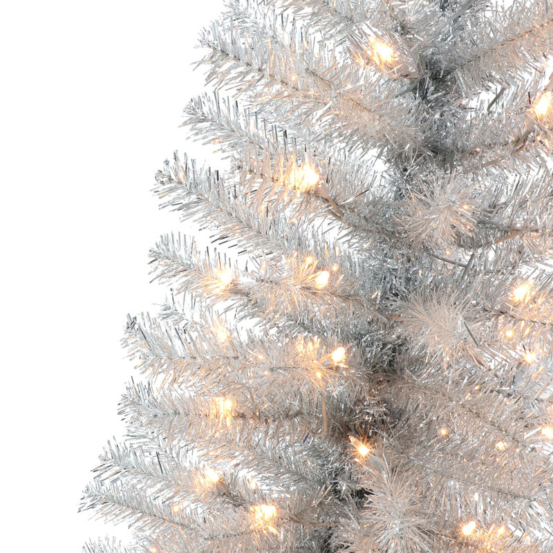 4.5' Lighted Artificial Fir Christmas Tree