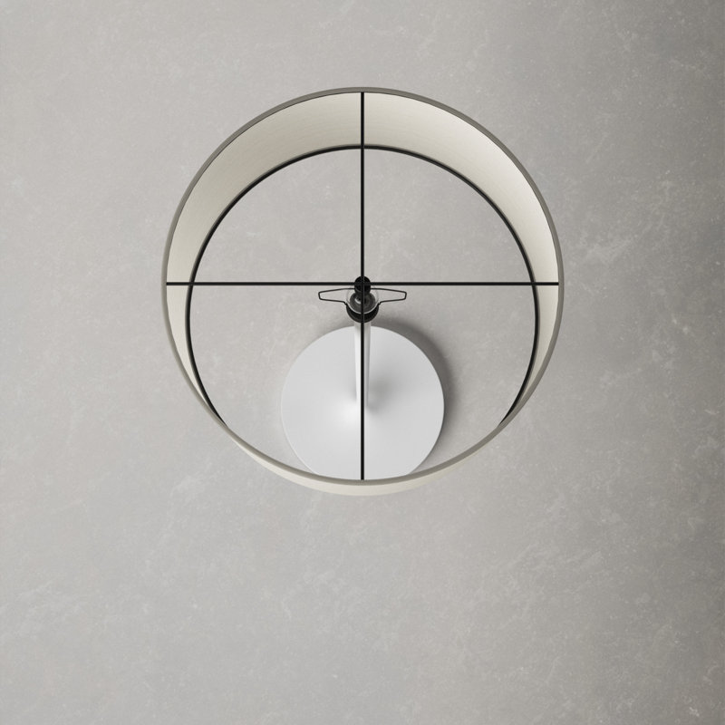 California 59.5'' Traditional Floor Lamp, White, White