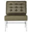 Fauteuil de chambre capitonné en polyester-131670812