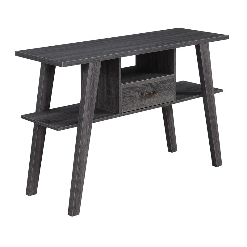 Sarh 47.25 " W Console Table, 30" H x 47.25" W x 15.5" D, Weathered Gray