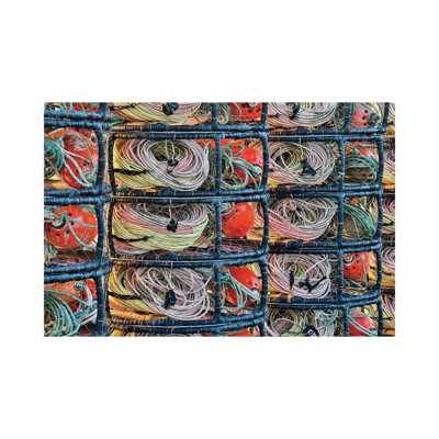 Crab Traps Stored At Crescent City Marina, Northern California by Darrell Gulin - Wrapped Canvas Print
