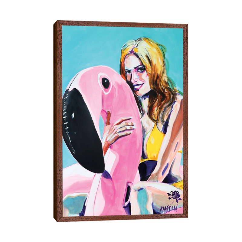Summer Vibes - Gallery-Wrapped Canvas Giclée on Canvas, 66.04 cm H x 45.72 cm W, Classic Wood Framed Canvas
