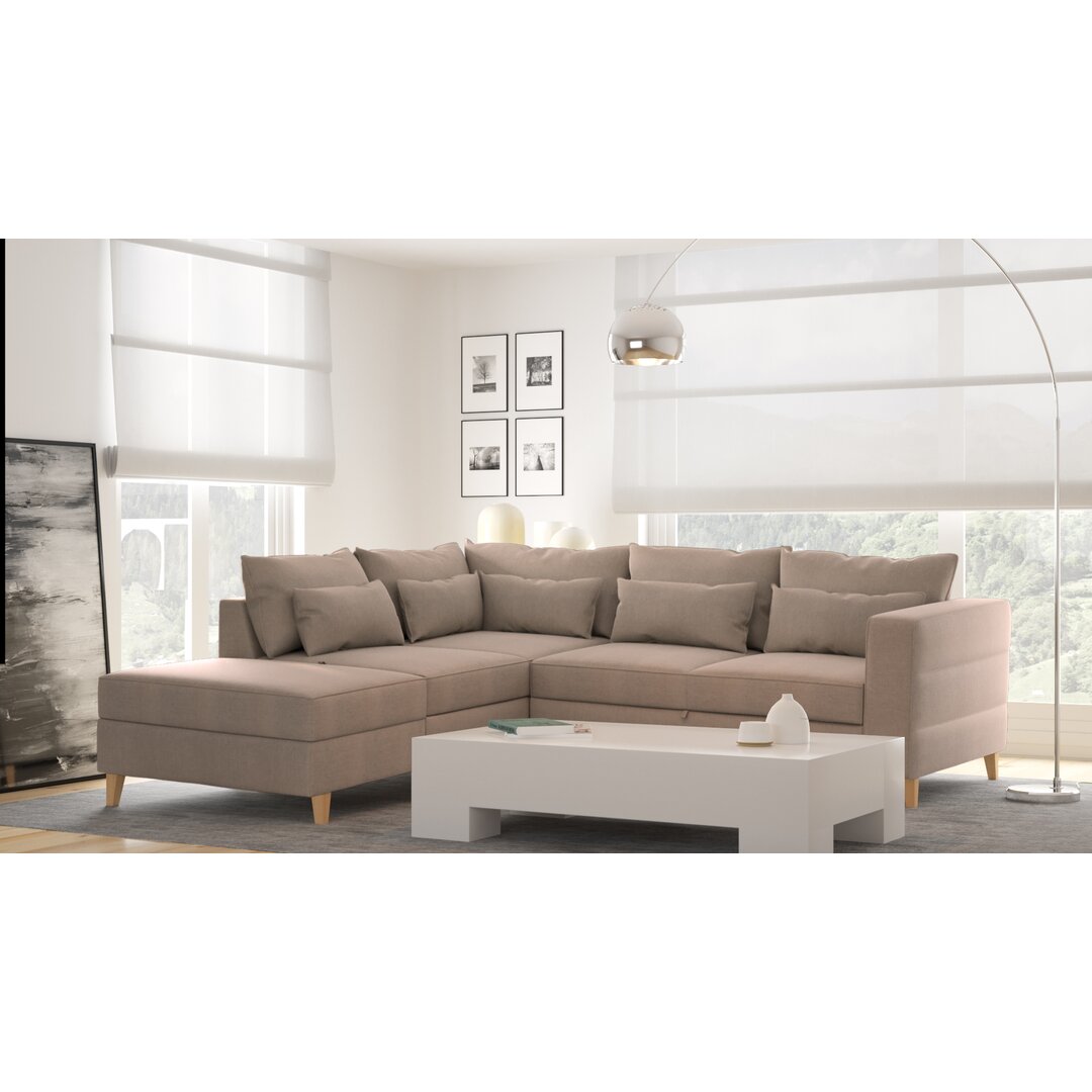 Ecksofa Degaglia mit Bettfunktion