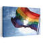 Rainbow Flag Lgbt Gay Pride Photographic Classic Abstract Contemporary Wall Art Print 1 Piece Wrapped Canvas Wall Art-468863194