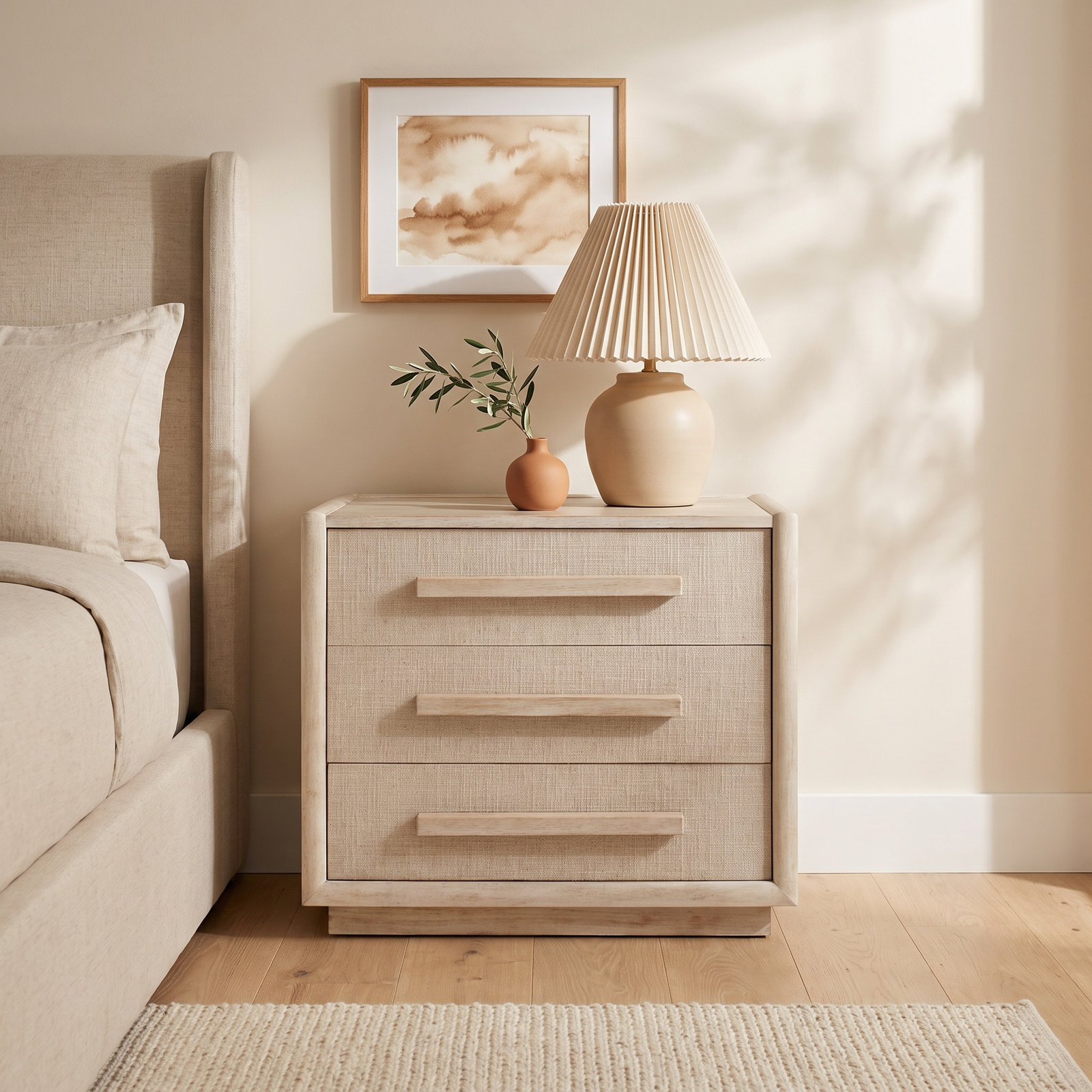 3-Drawer Nightstand