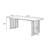 Brown Rectangular Solid Dining Table For Dining Room/Kitche-1347429135