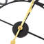 Horloge murale 23,6 po sans pile