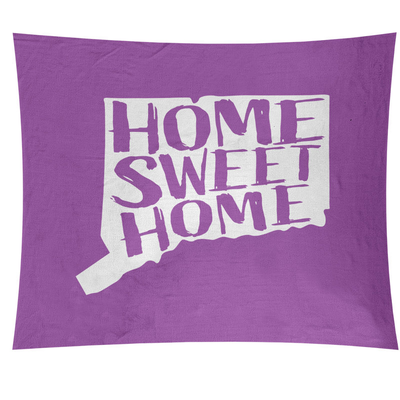 Tapisserie murale connecticut doux pour la maison, H 27,5 po x l 37,5 po, Violet