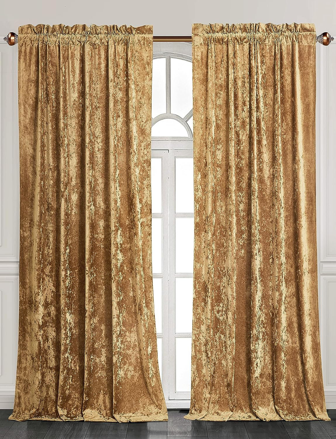 Chezmoi Collection Velvet Bedding Collection Velvet Curtain & Reviews | Wayfair