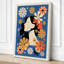 Blooms in Profile Mid-Century - Wrapped Canvas-2125599265-2125599289