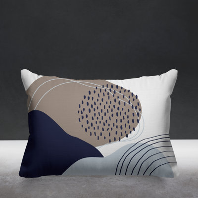 Coussin décoratif intérieur / extérieur Mid-Century Cyn