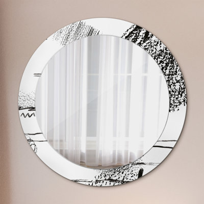 Huldar Glass Flat Wall Mirror