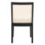Chaise d'appoint Kalin en noir / naturel