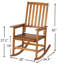 Chaise berçante en acacia d'intérieur-170304651