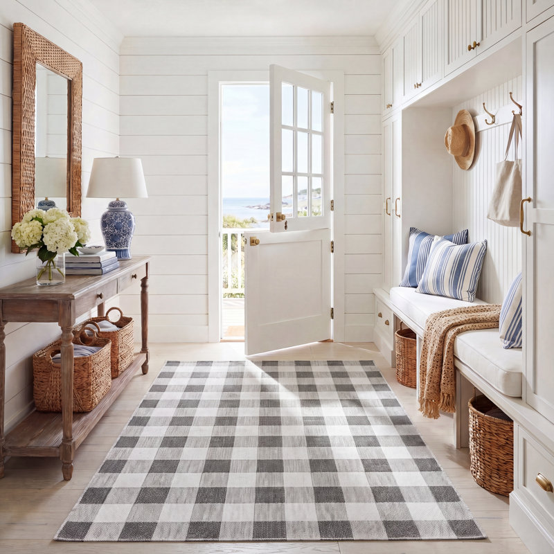 Tapis d'intérieur / extérieur Teola, Rectangle 5 pi 3 po x 7 pi 6 po