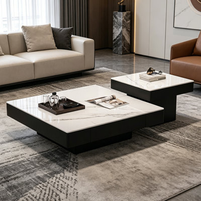 Italian Light Luxury Minimal Coffee Table