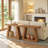 42" Console Table, 2-Tier Entryway Table with Storage for Hallway, Living Room, Behind Couch