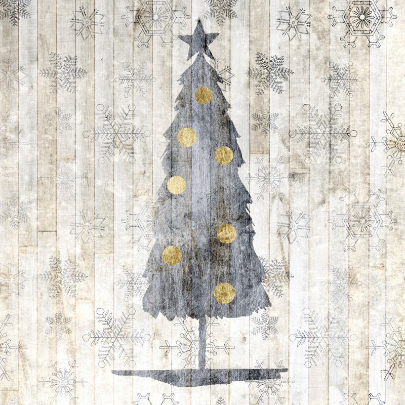 Sophisticated Christmas II by Grace Popp - Wrapped Canvas Painting, 30cm H x 30cm W x 3.8cm D