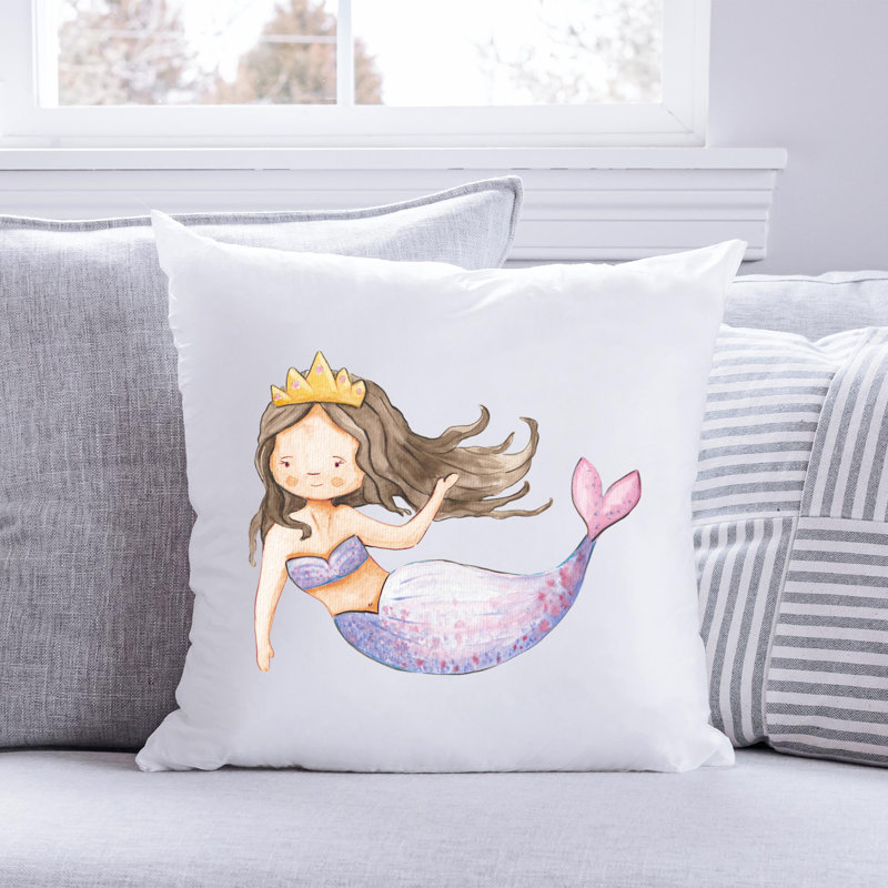 Nautical Sea Life_332 - Coussin décoratif avec coussin décoratif, H 16 po x l 16 po