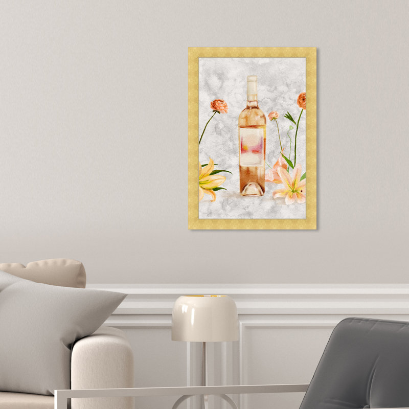Fall Season Cheers - Peinture, H 15 po x l 10 po, Papier avec cadre doré
