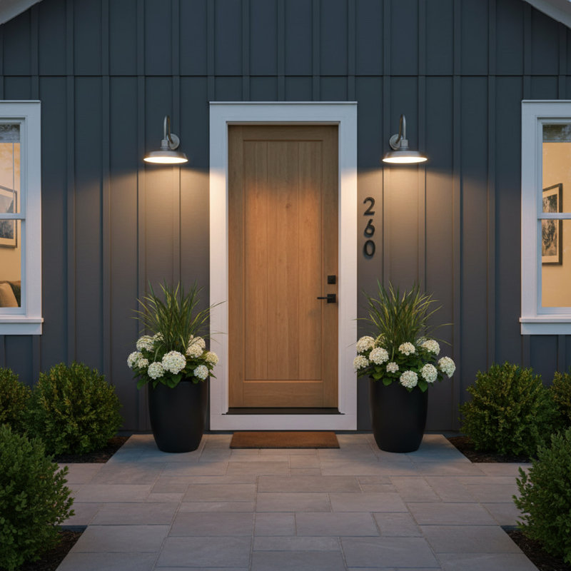 Vanielle Composite Wall Light, Antique Brushed Aluminum, 17.5" H x 16" W x 32.5" D