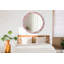 Huldar Glass Flat Wall Mirror