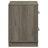 2-Drawer Nightstand Bedside Table Grey Oak