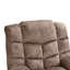 Fauteuil inclinable manuel rembourré en microfibre de 39,4 po Kingstin-1925828055