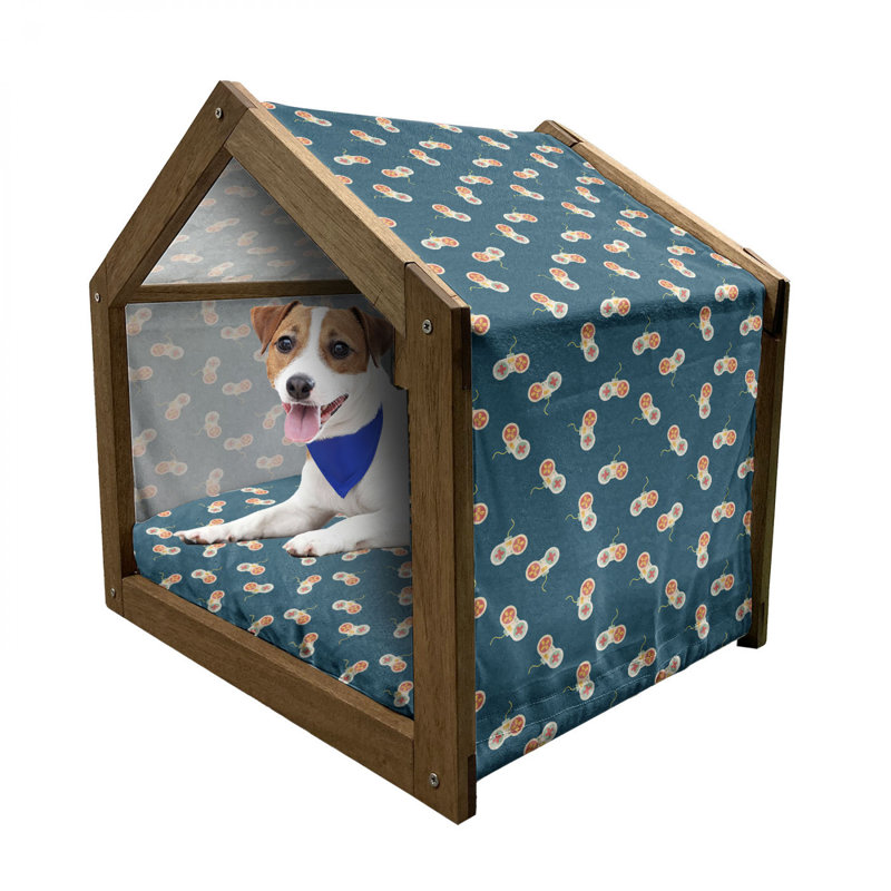 Niche pour chien en bois, H 22,44 po x l 23,62 po x P 17,72 po