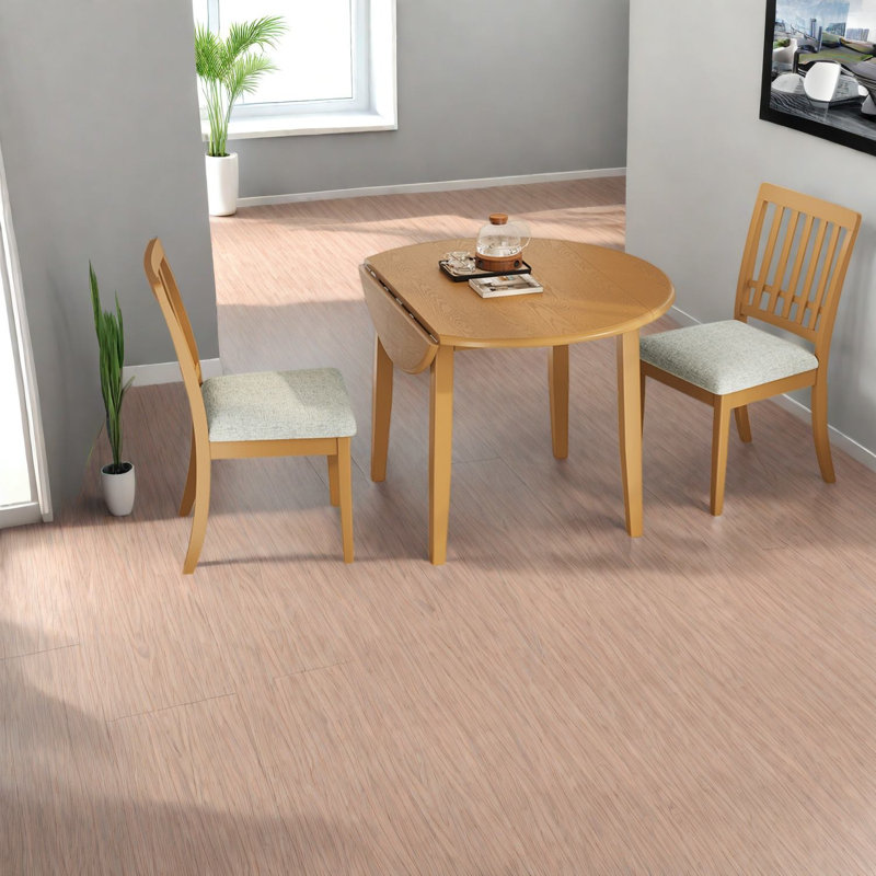 Ensembles de table et chaises extensibles pour petites cuisines (table et chaises incluses), Gris 1
