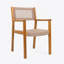 Chaise de salle à manger brun clair
