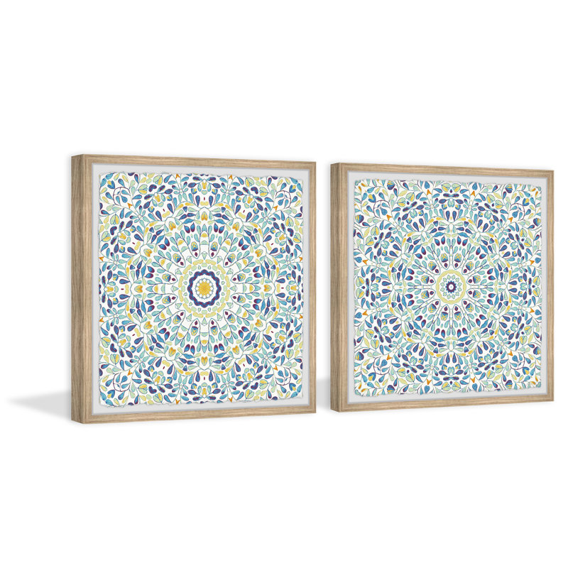 Invent Your World by Marmont Hill - 2 Piece Single Picture Frame Painting Set, 51cm H x 51cm W x 3.81cm D