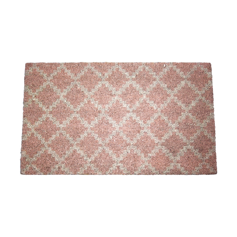Gilbreath Geometric Indoor Doormat, Pink