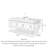 American Luxury Silver Tufted Storage Ottoman
